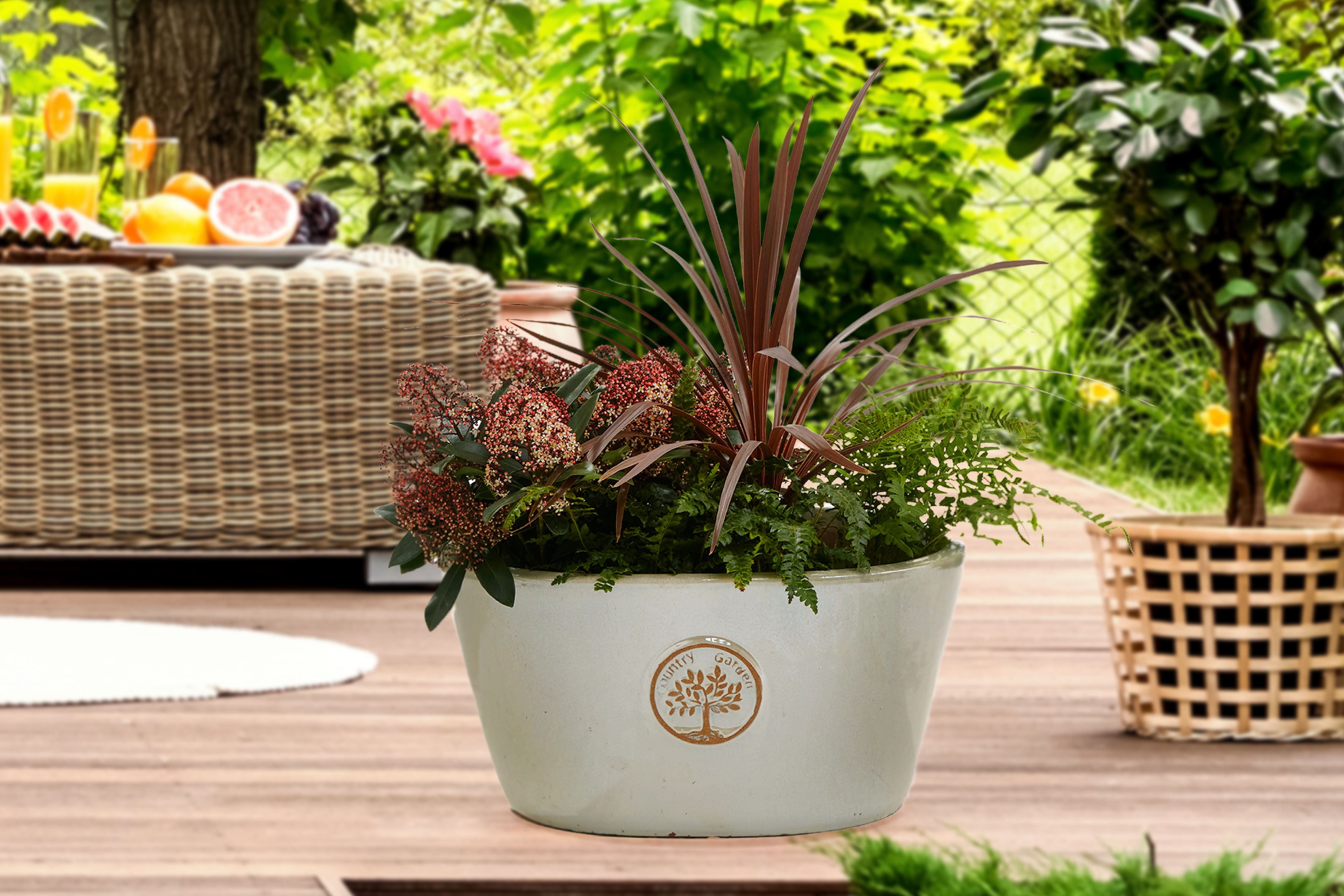 country plant pots Country Garden Low Plante( 24 Sets) – NewBridge Premium Pots